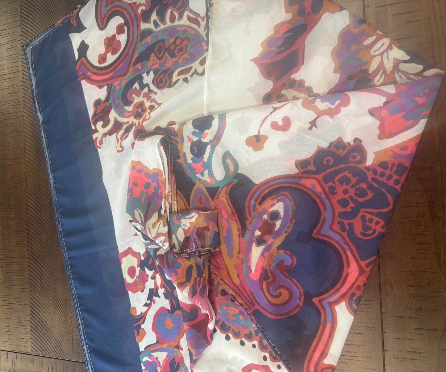 Flowers and Paisleys Chiffon Hijab- Limited Edition