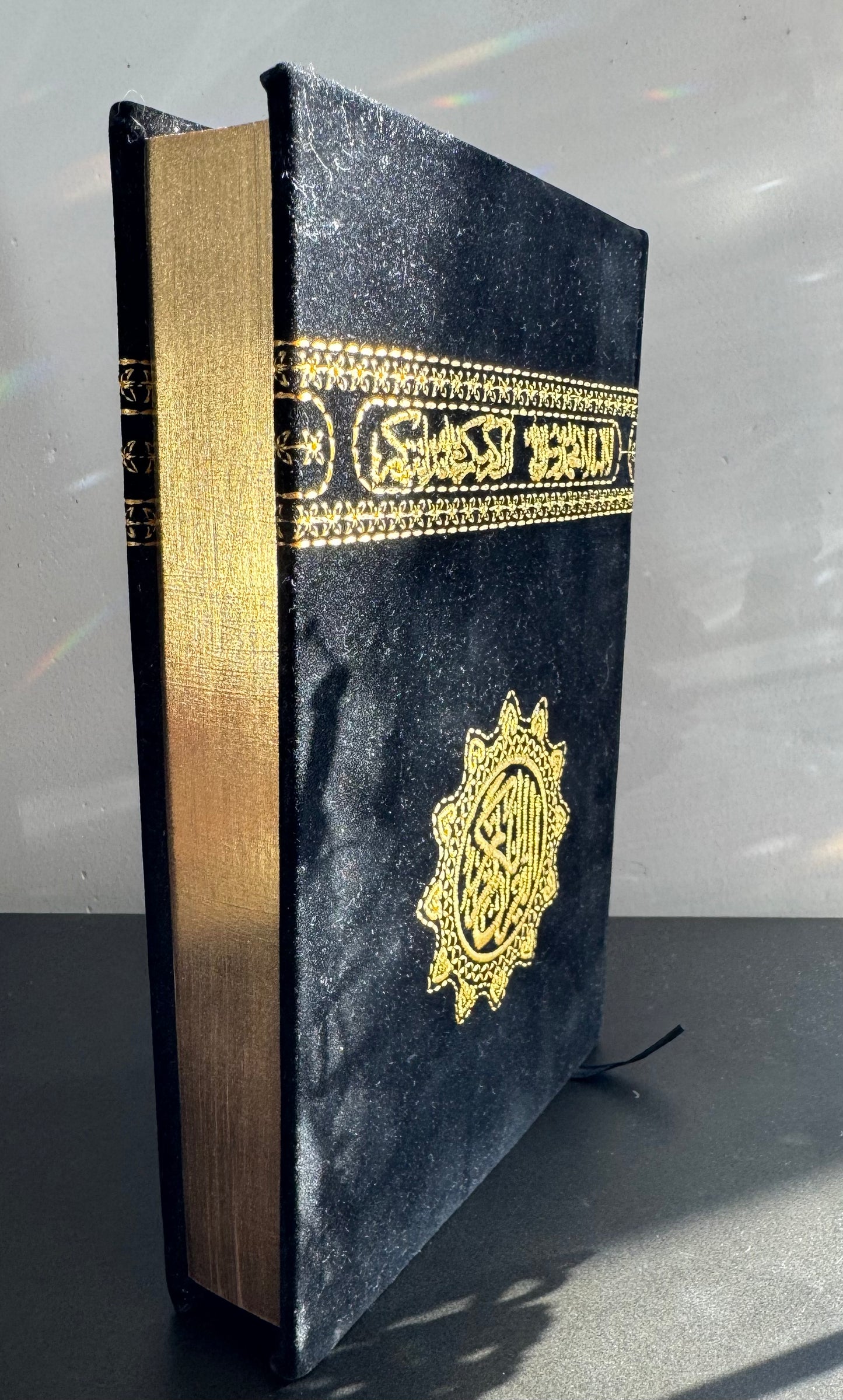 Kaaba Mushaf with Gold-Edged Pages