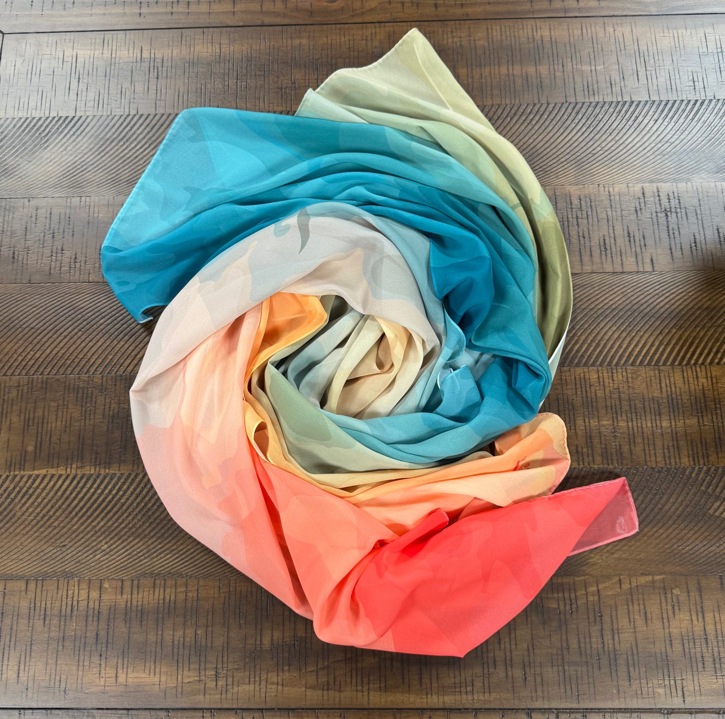 Colorful fun chiffon hijab- Limited Edition