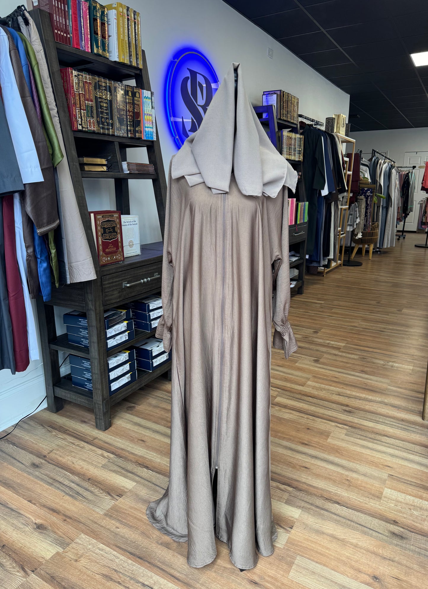 Zip Up Abaya