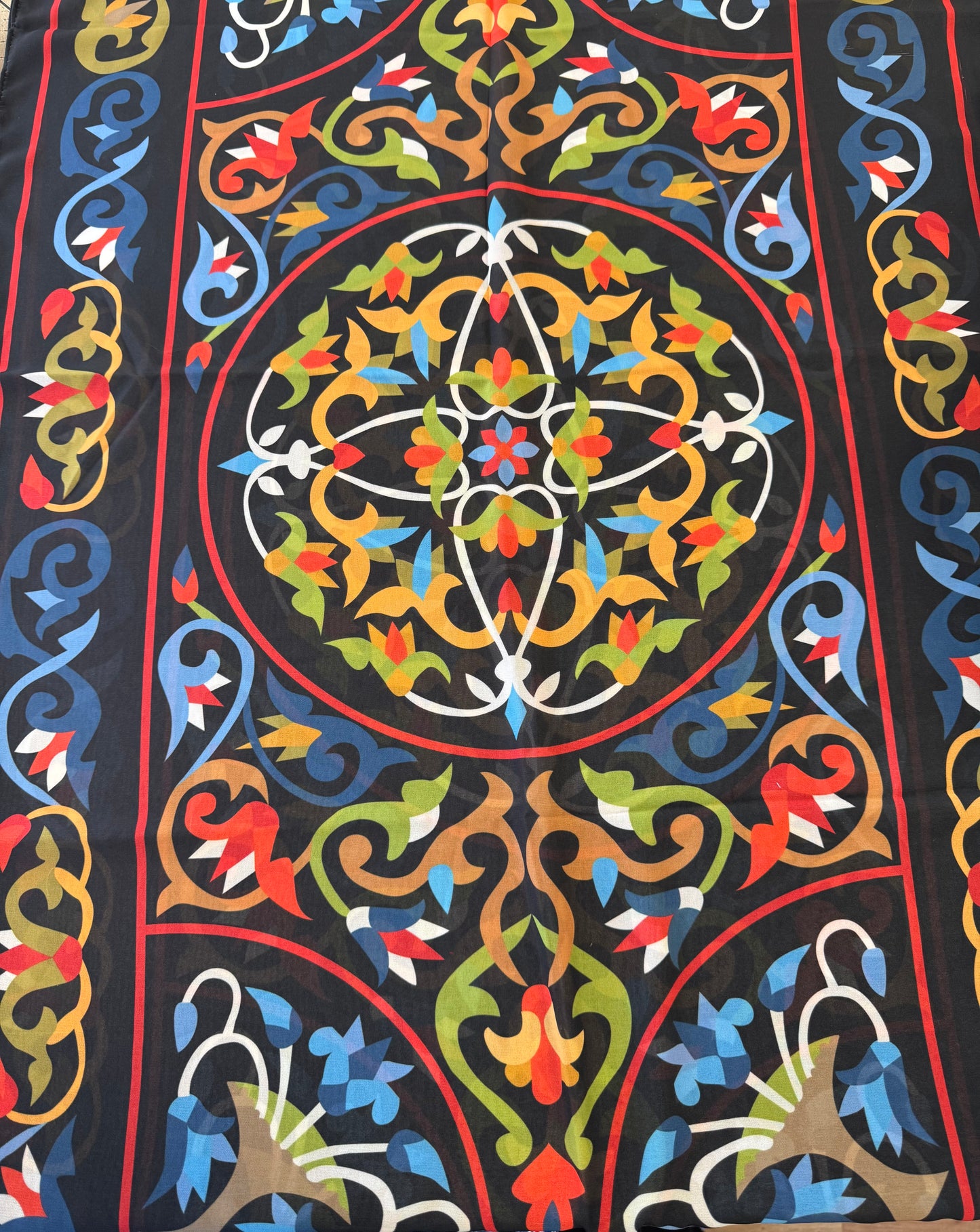 Colorful Patterned Chiffon Limited Edition