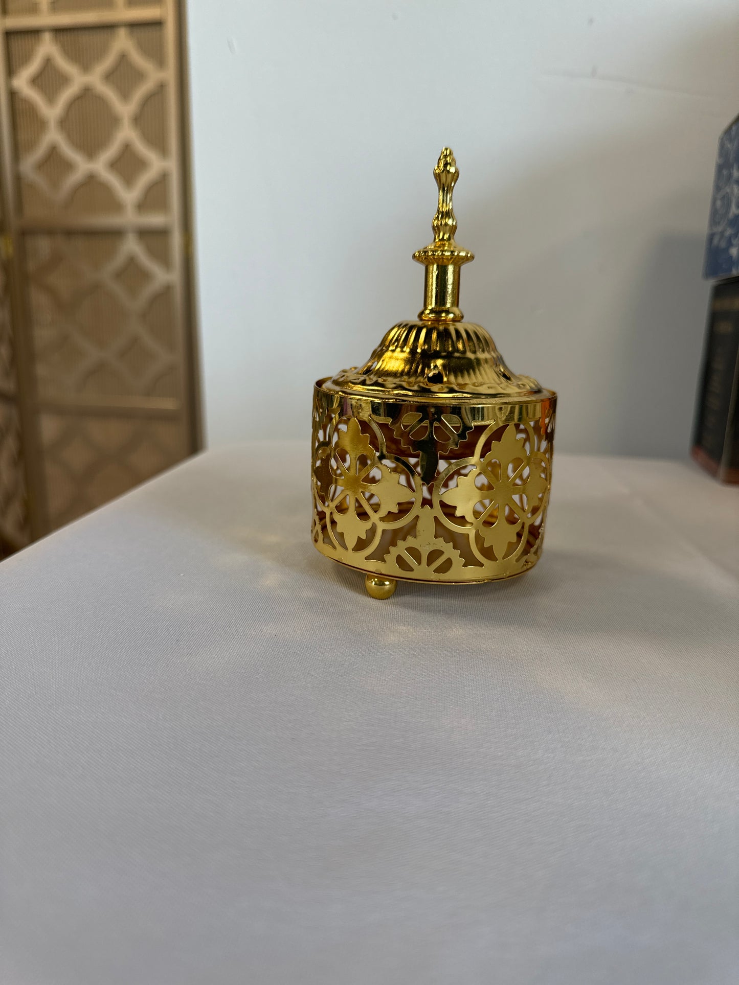 Golden Incense Burner