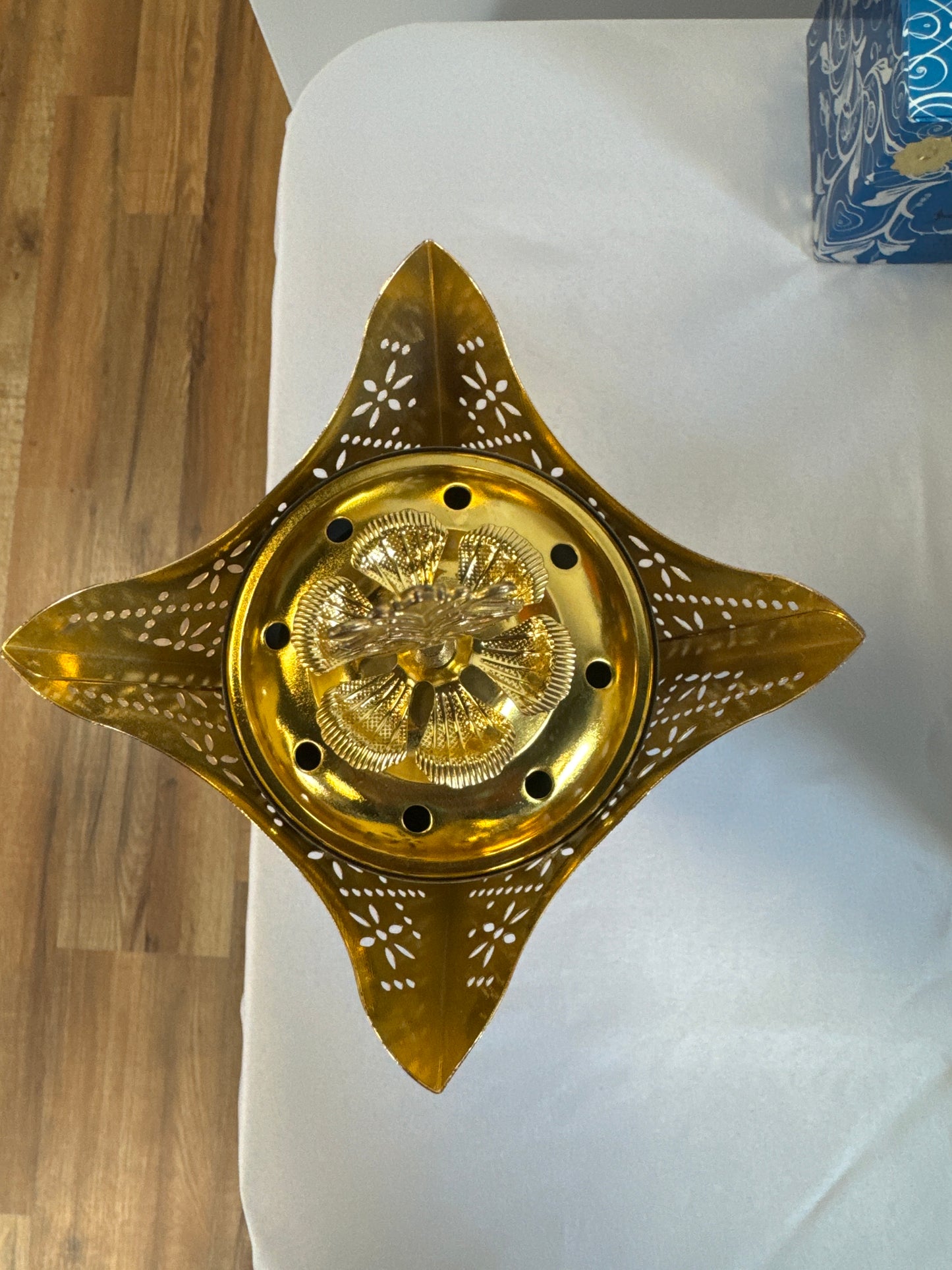 Golden Incense Burner