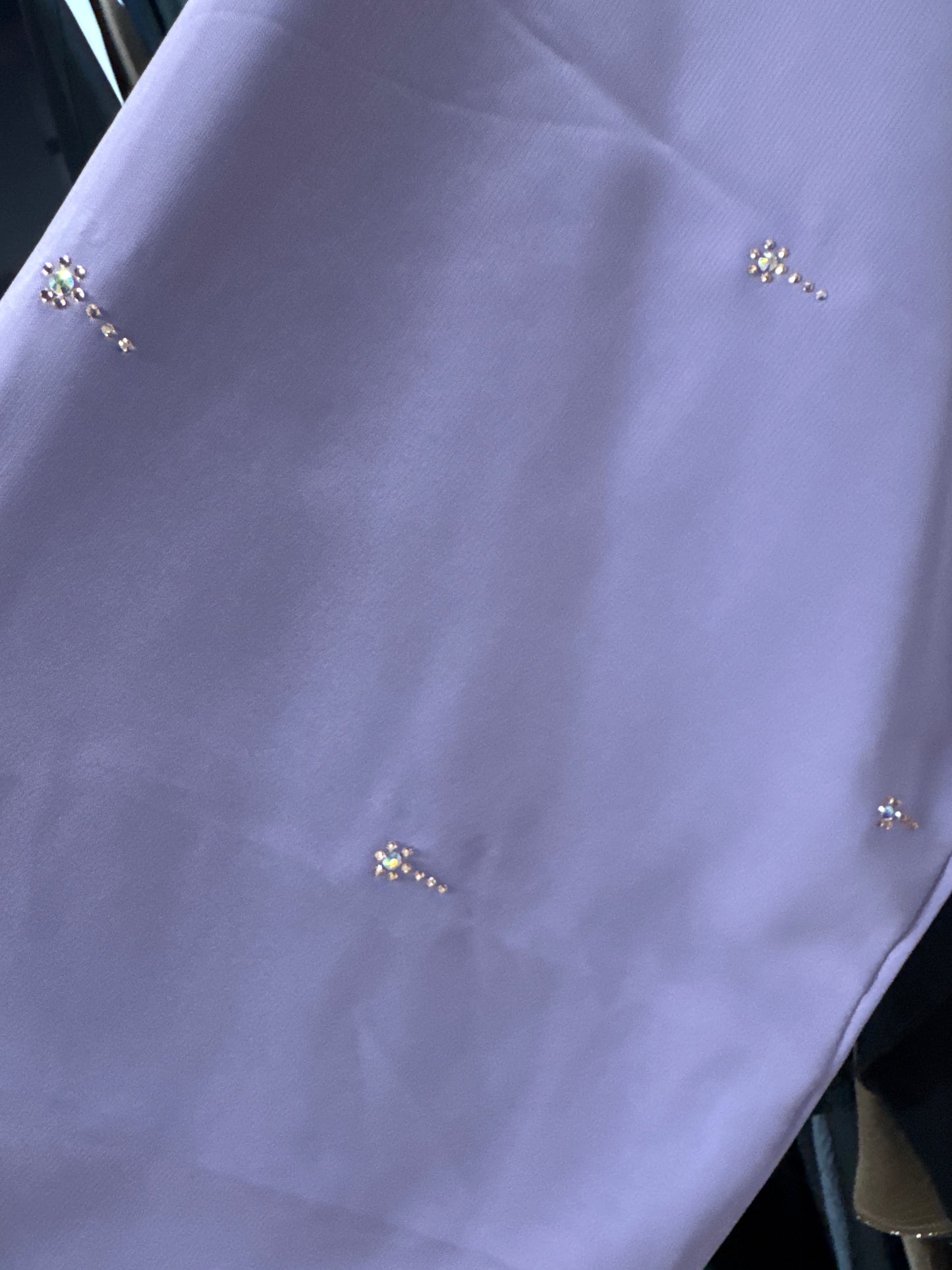 Colorful Abayas with rhinestones