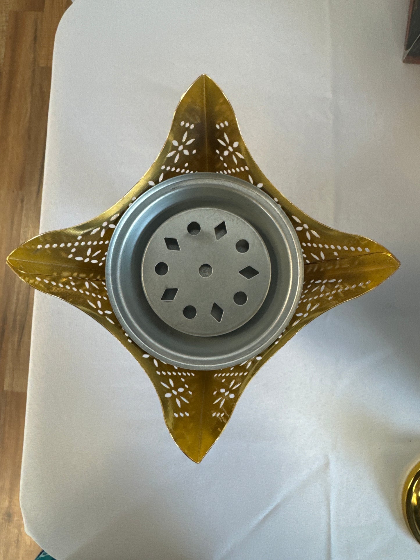 Golden Incense Burner