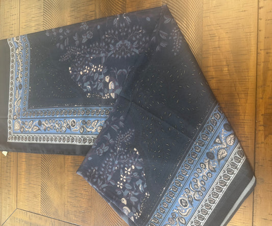 Blue Design Chiffon Hijab- Limited Edition