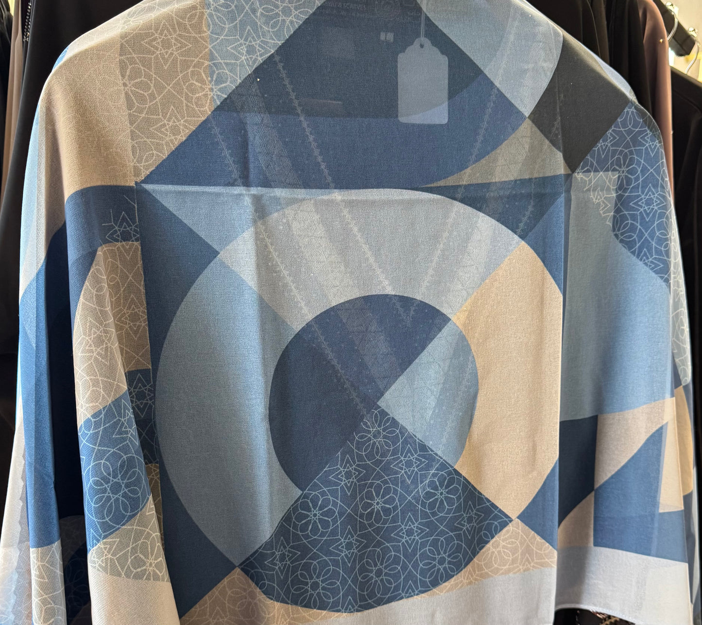Blue Patterned Chiffon Limited Edition