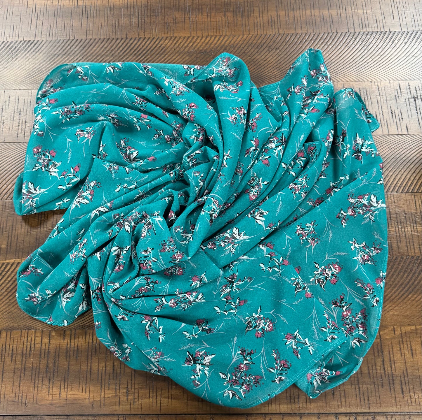 Aqua chiffon hijab- Limited Edition