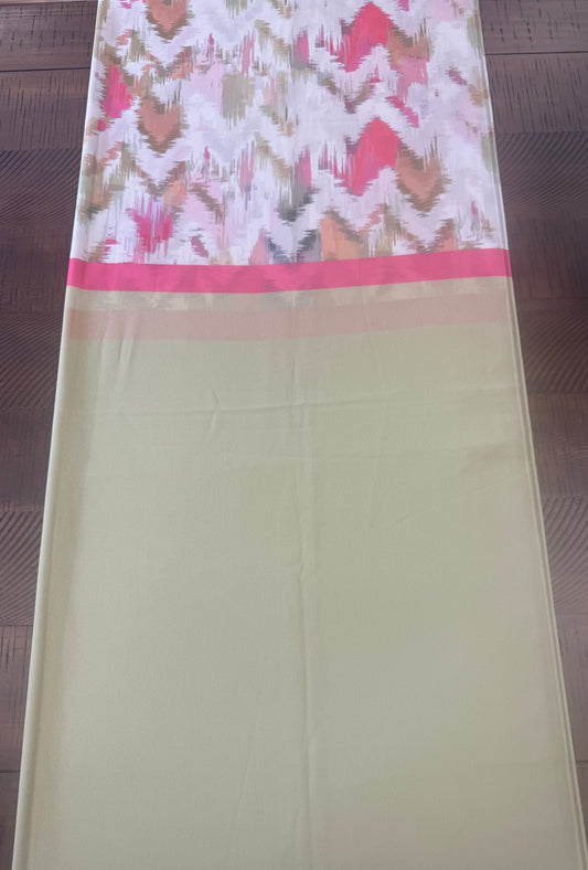 Sage & Pink Chiffon Hijab- Limited Edition