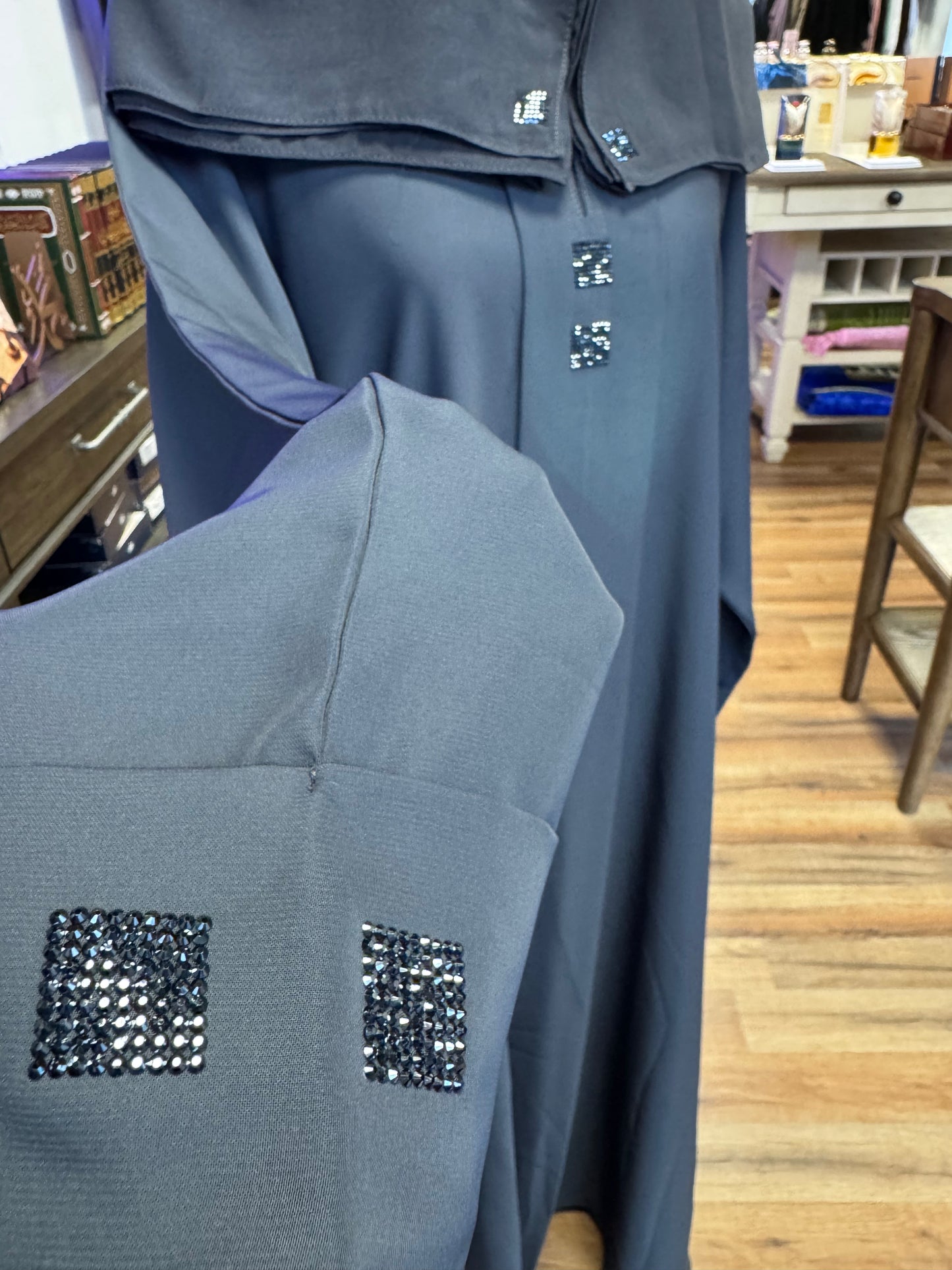 Black on Black Abaya