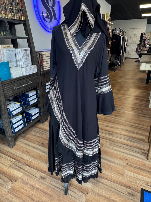 Ruffle Abaya