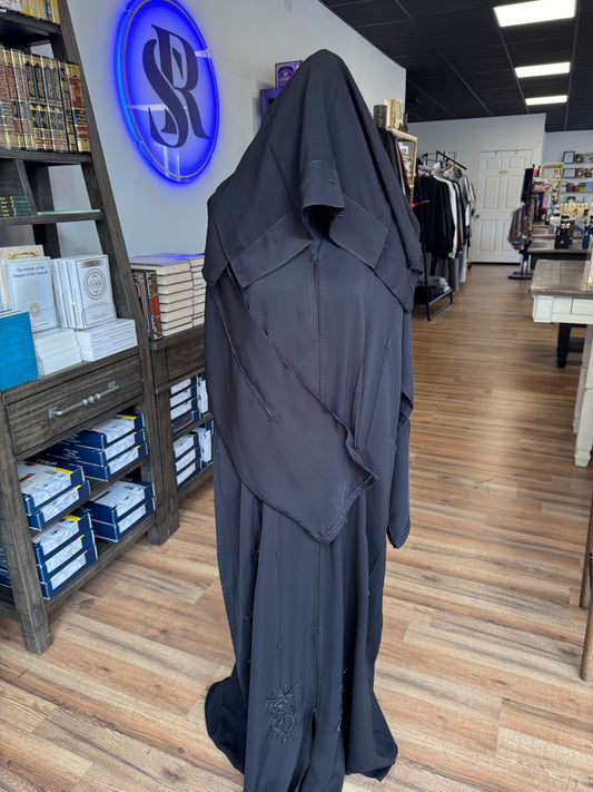 Beaded Black Abaya